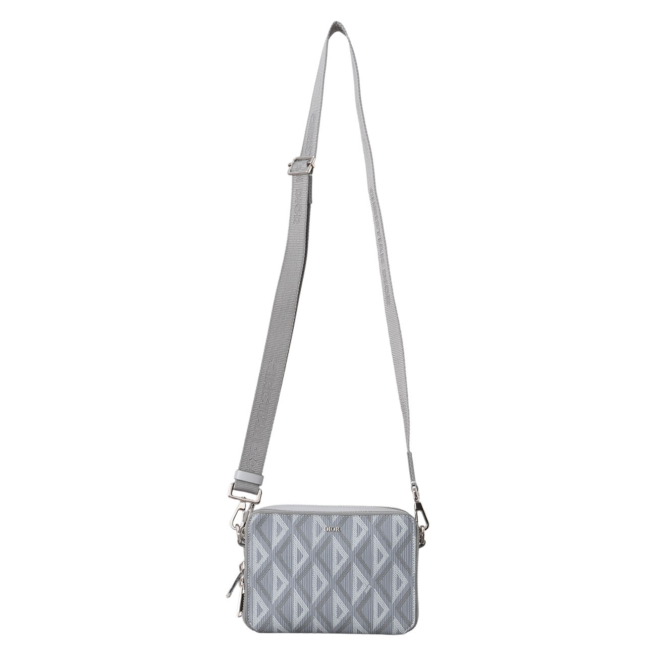 CHRISTIAN DIOR(USED)디올 다이아몬드 스트랩 파우치 로스백